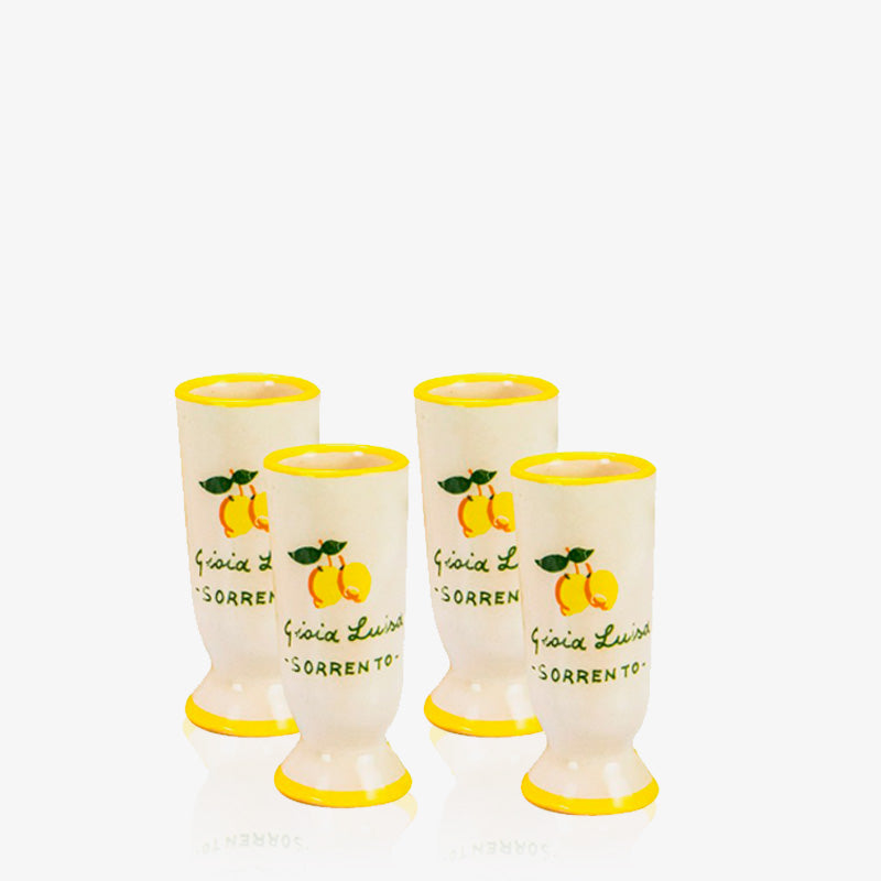 Dolceterra Limoncello of Sorrento Jar and two Handmade glasses – Dolceterra  Italian Within US Store