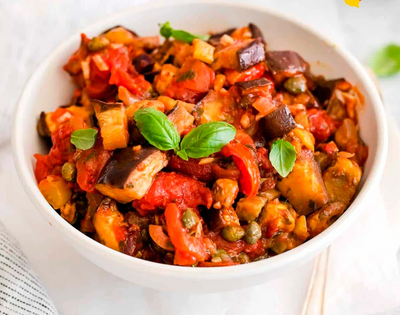 Sicilian Caponata Recipe: A Flavourful Vegetable Medley